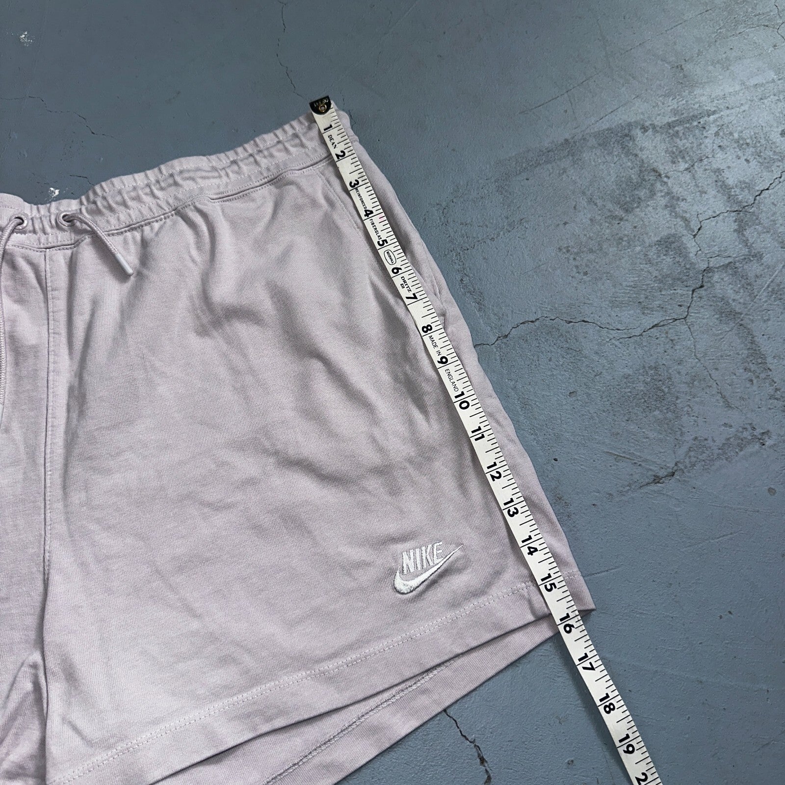 Nike Sportswear Shorts Womens XL Light Purple Drawstring Waist Athletic Lounge