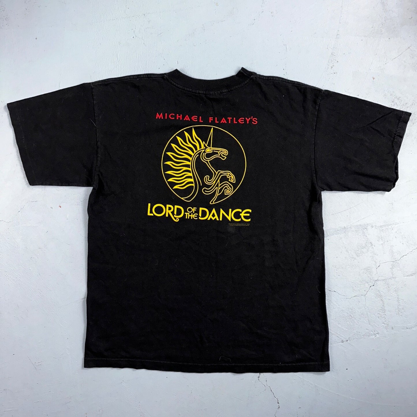 Polygram Lord Of Dance VTG T Shirt Micheal Flatleys Black Rap 90s 1997 Promo Rar