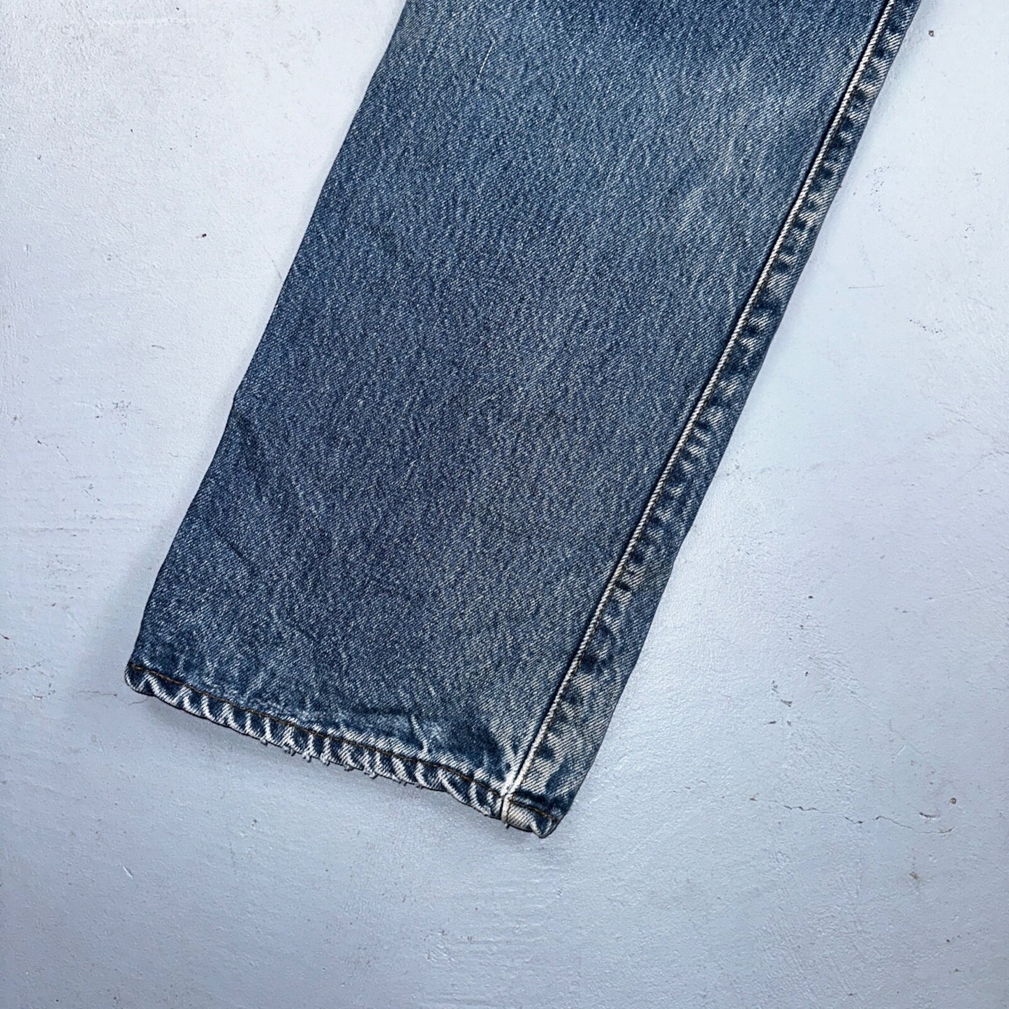 Levis 501 Vintage 80s Redline Selvedge USA XX Jeans Med Wash 32x36 Act 29x32