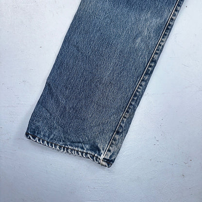 Levis 501 Vintage 80s Redline Selvedge USA XX Jeans Med Wash 32x36 Act 29x32