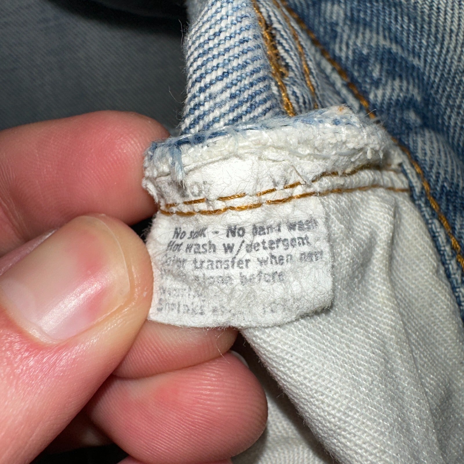 Levis 501 Vintage 80s Redline Selvedge USA XX Jeans Light Wash 1980s Act 30x26