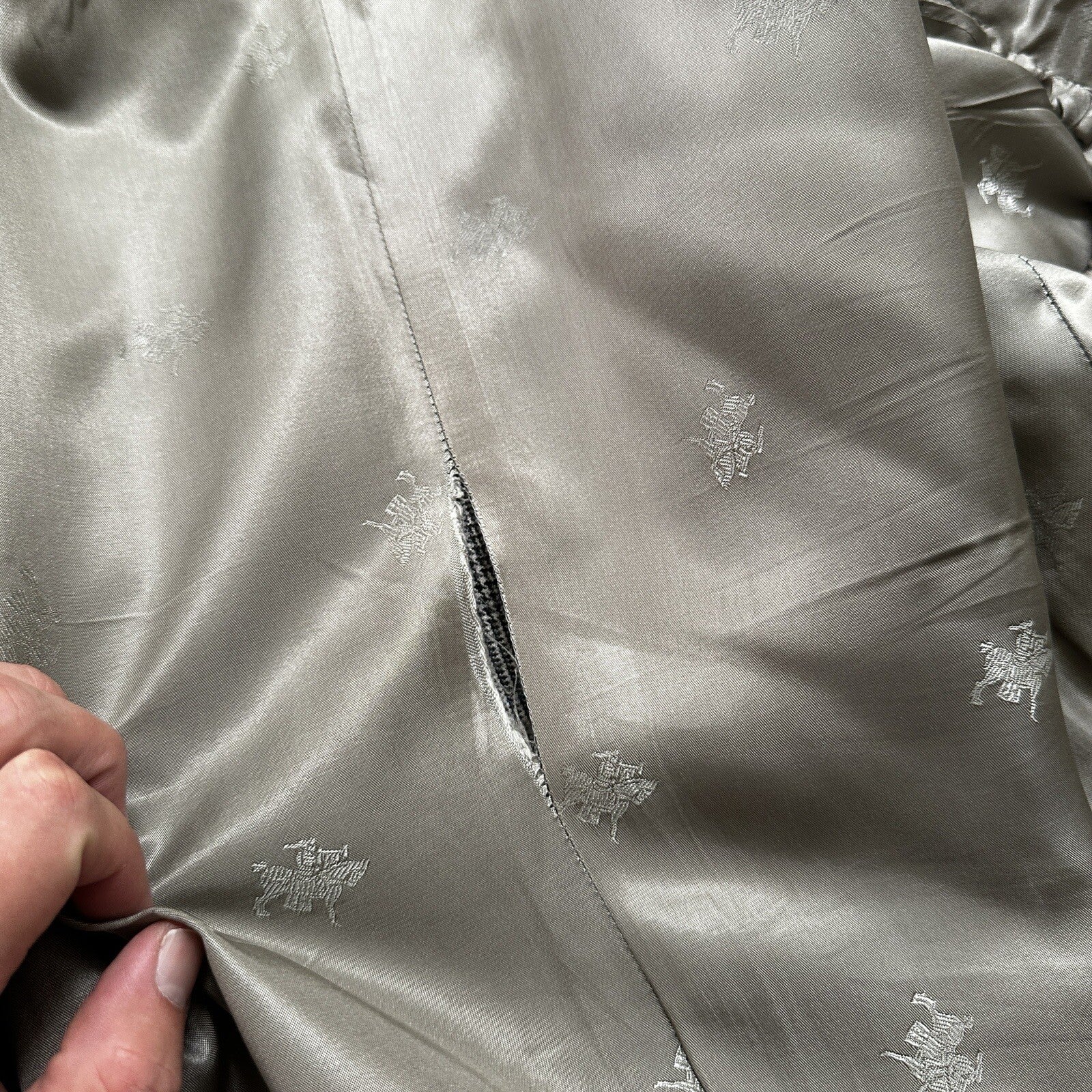 1970s 1980s Gray Oregon Wool Sport Jacket VTG Mens Suit 44 34x32 Rockabilly