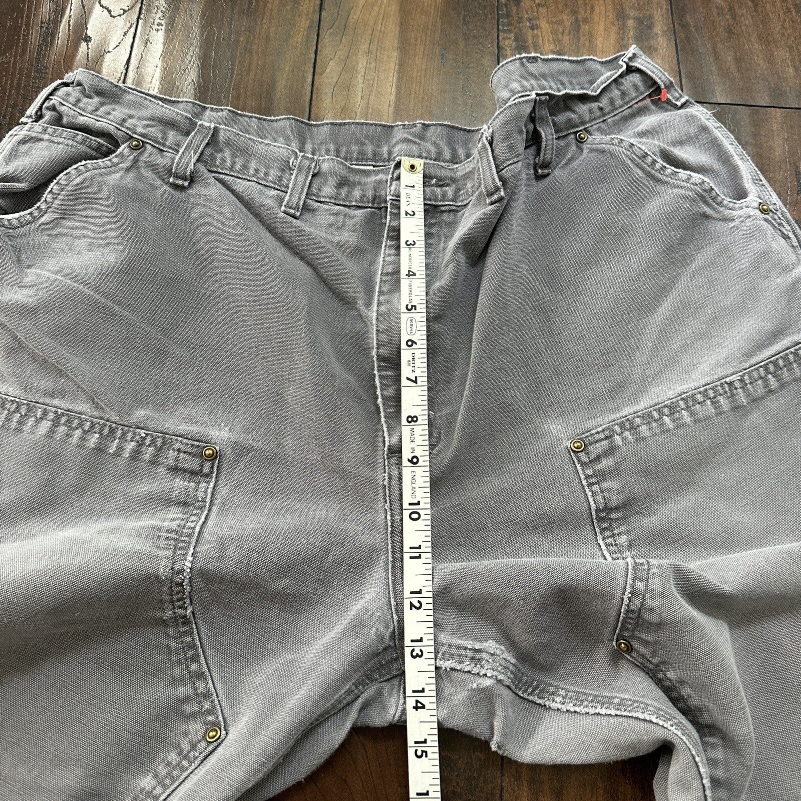 Carhartt B136 GVL Double Knee Carpenter Pants Size 44x34 (Fits 40x30) Dungaree