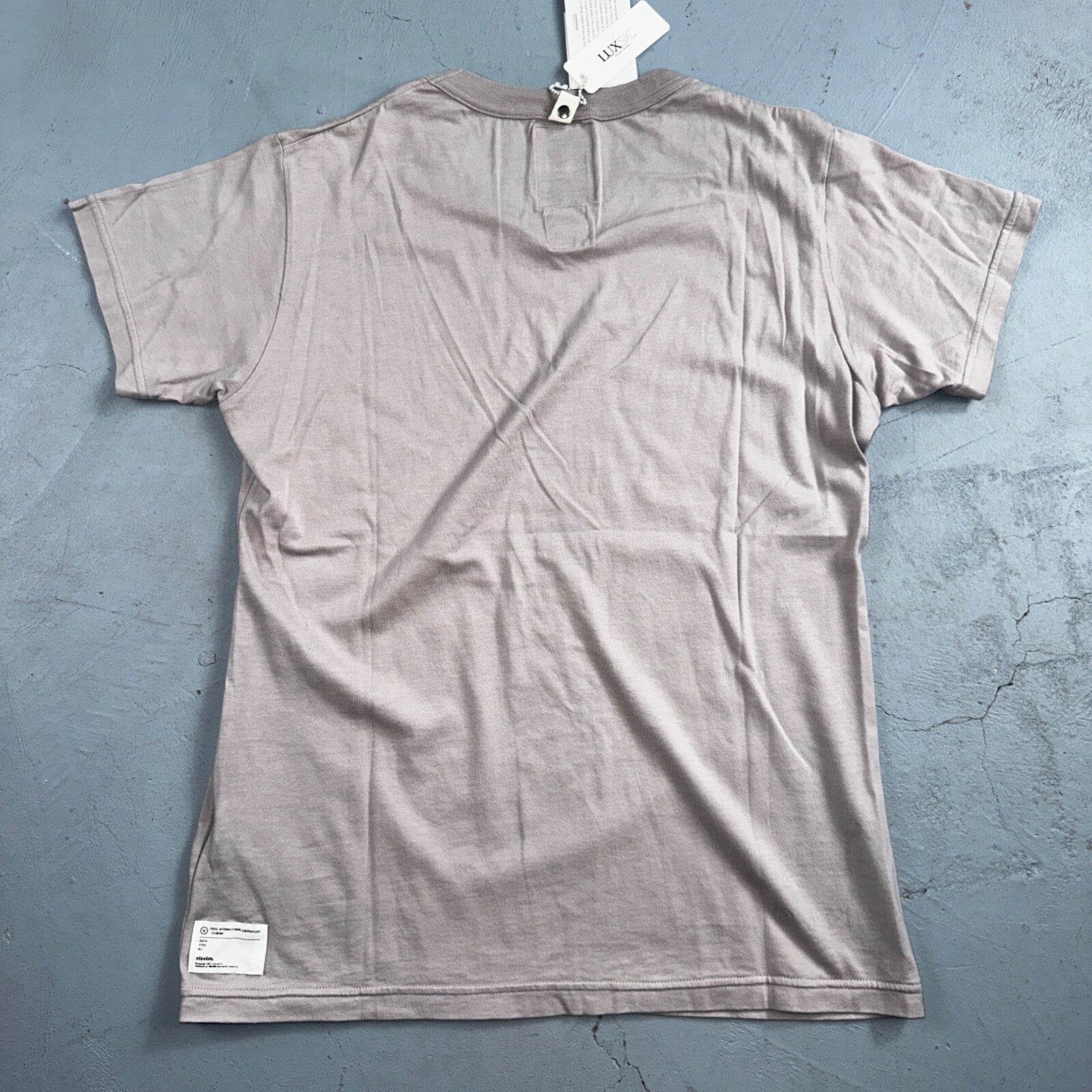 Visvim NWT V-Neck S/S Luxsic Light Purple Small 100% Authentic T Shirt Rare