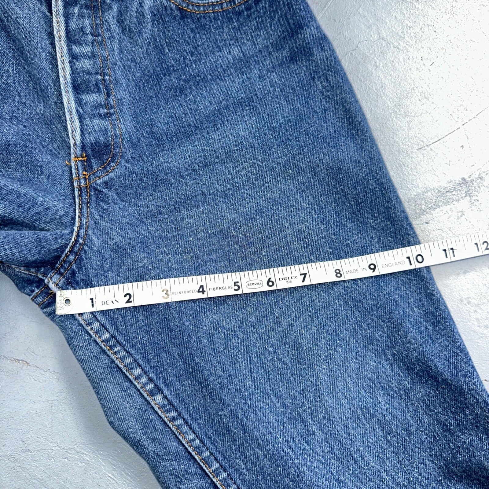 Levis 501 Vintage 80s USA XX Straight Leg Jeans Blue 26501 Med Wash Act 25x27