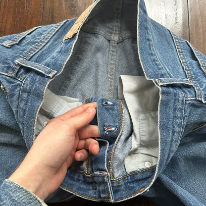 Vintage 80s Levis 501 36x34 USA Blue Jeans 90s Act 34x32 Med Wash