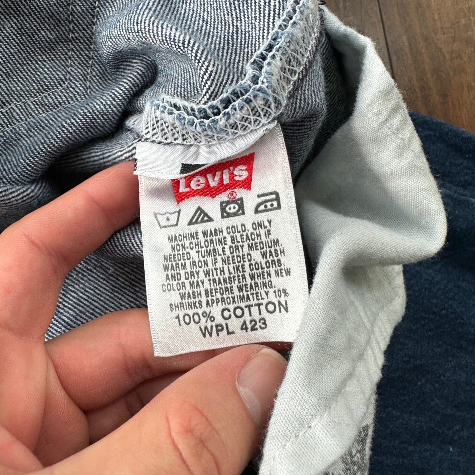 Levis 501 Vintage Y2K XX Straight Leg Jeans 44x32 Med Wash 2000s Act 40x29
