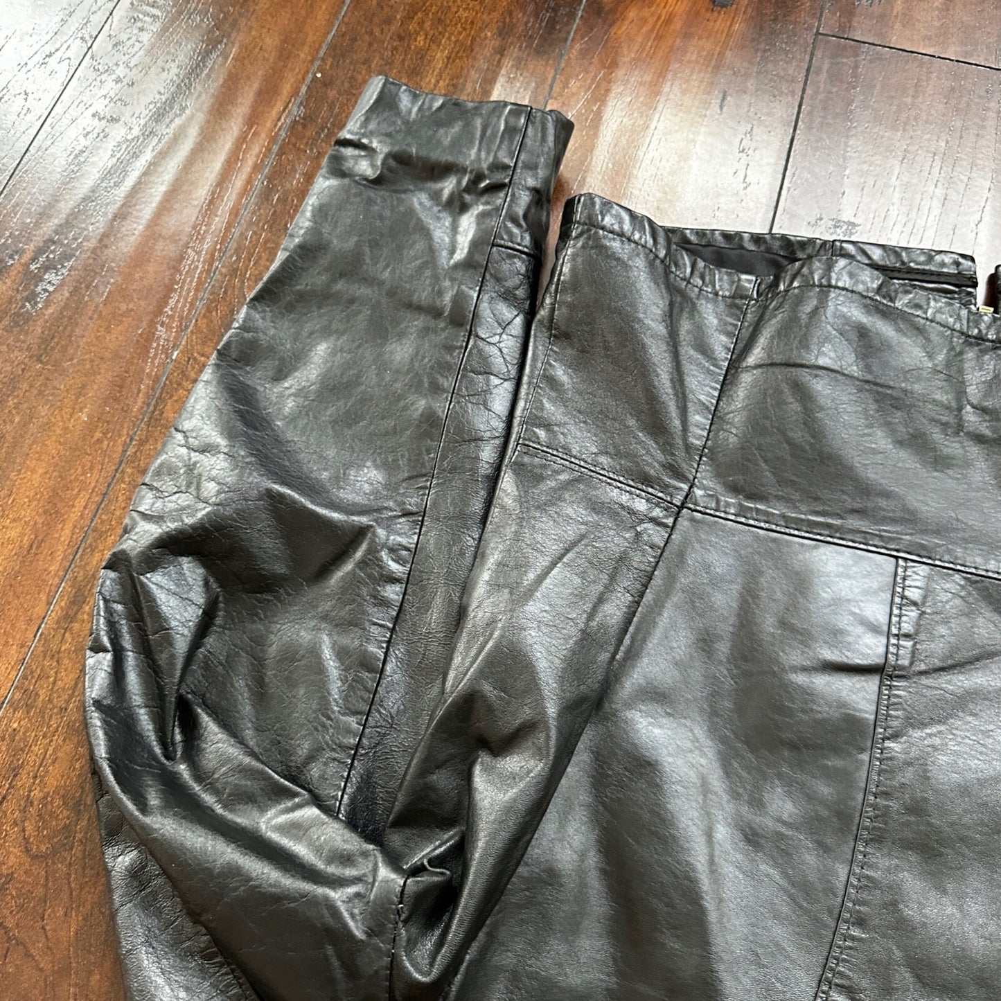 VTG 1950s Rockabilly Black Leather Talon Jacket Men 40 Zip 50s 60s 1960s Bike