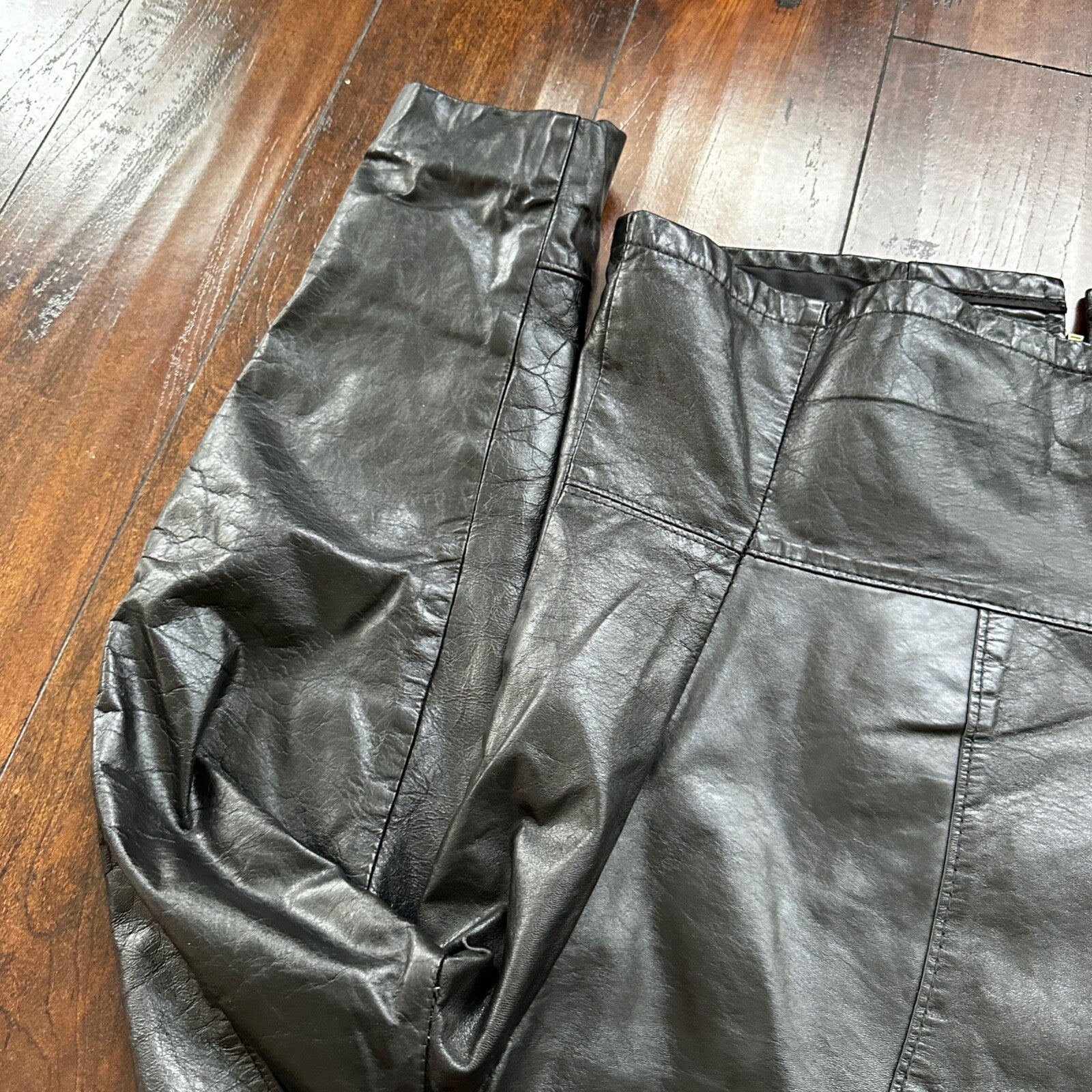 VTG 1950s Rockabilly Black Leather Talon Jacket Men 40 Zip 50s 60s 1960s Bike