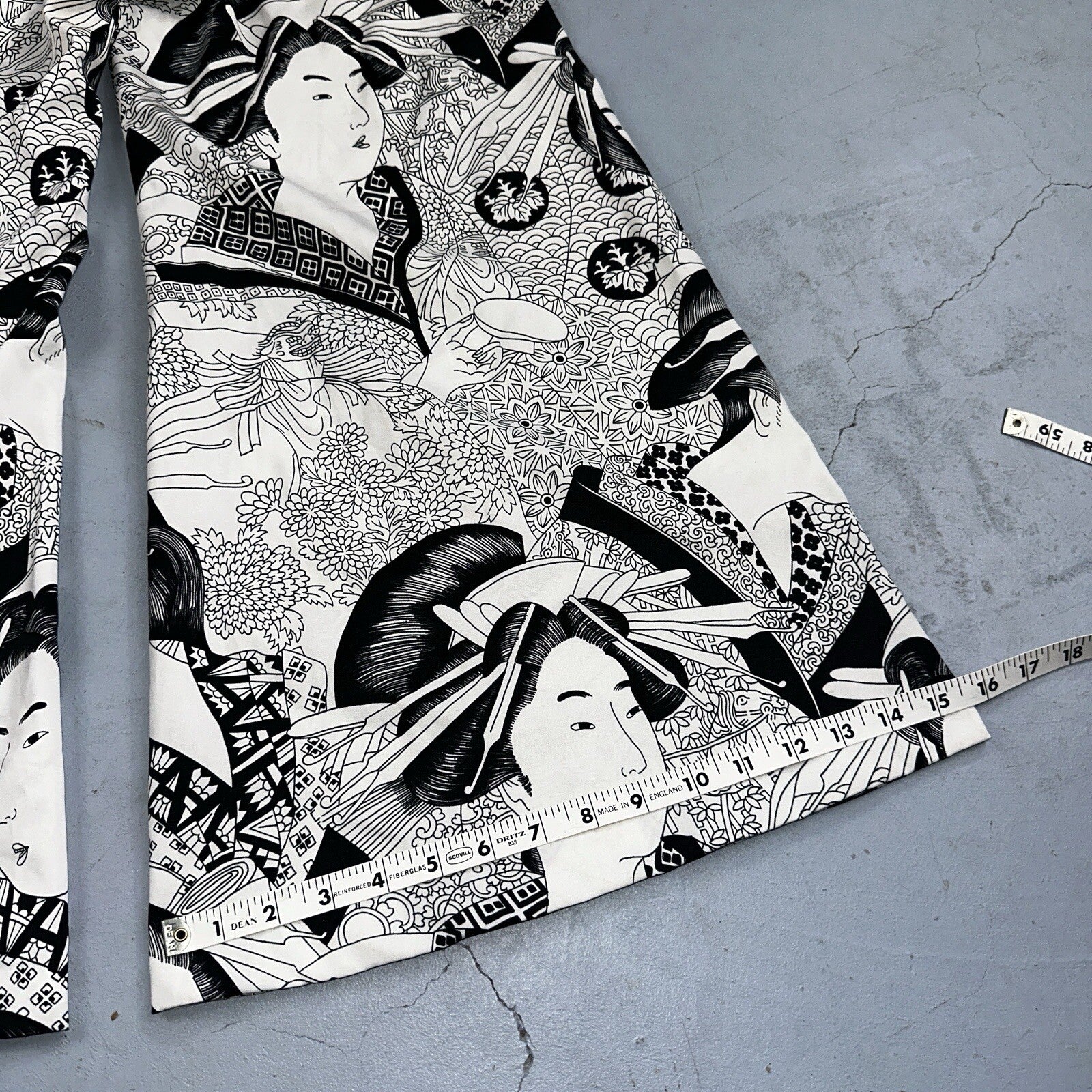 Vintage 60s FUMI’S Hawaii USA Women's 3 Geisha Bell Bottom Pants RARE 1960s 20