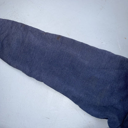 Blue Healthknit Zip Up Hoodie Vintage 80s 90s Thermal Lined USA 2XL Thrashed