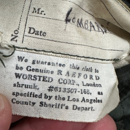 WWII Nurse Uniform Green Wool Cropped 1940s Vintage Jacket Air Force USA Talon