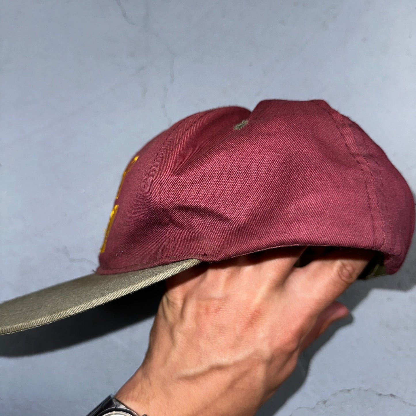 Vintage Taz Looney Tunes Hat My Way or No Way 90s Snapback Cap Warner Bros