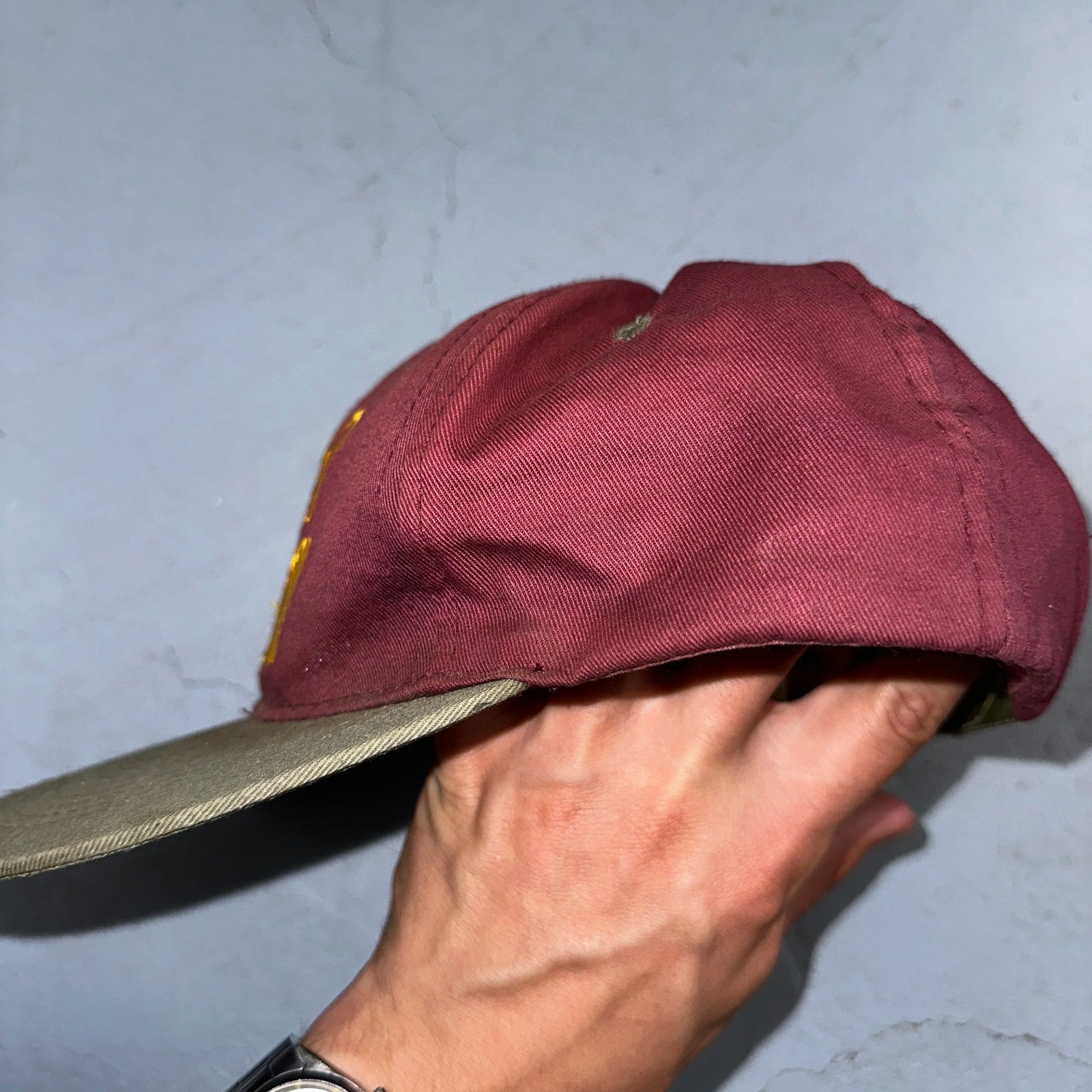 Vintage Taz Looney Tunes Hat My Way or No Way 90s Snapback Cap Warner Bros