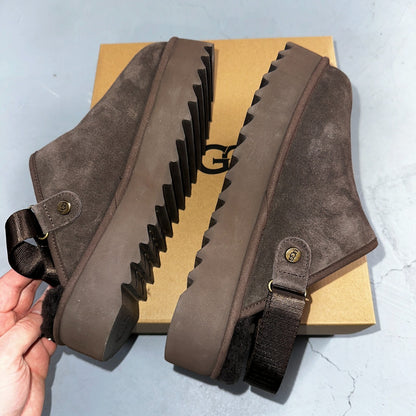 Ugg Australia Womens  Lanah Clog Platform Slipper Size 10 NIB Brown Chocolate