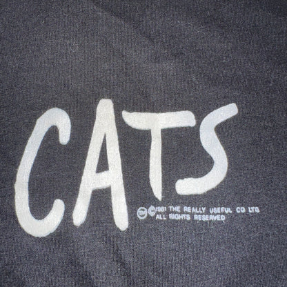 Cats Touch Of Gold Original VTG T Shirt 1981 Black Musical Rare Single Stitch