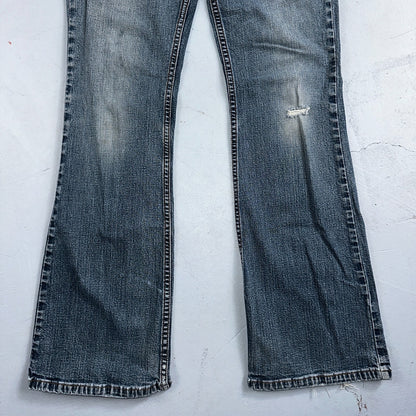 VINTAGE Cruel Girl Jeans Womens 9 Long Regular Low Rise Wide Leg Med Wash Denim