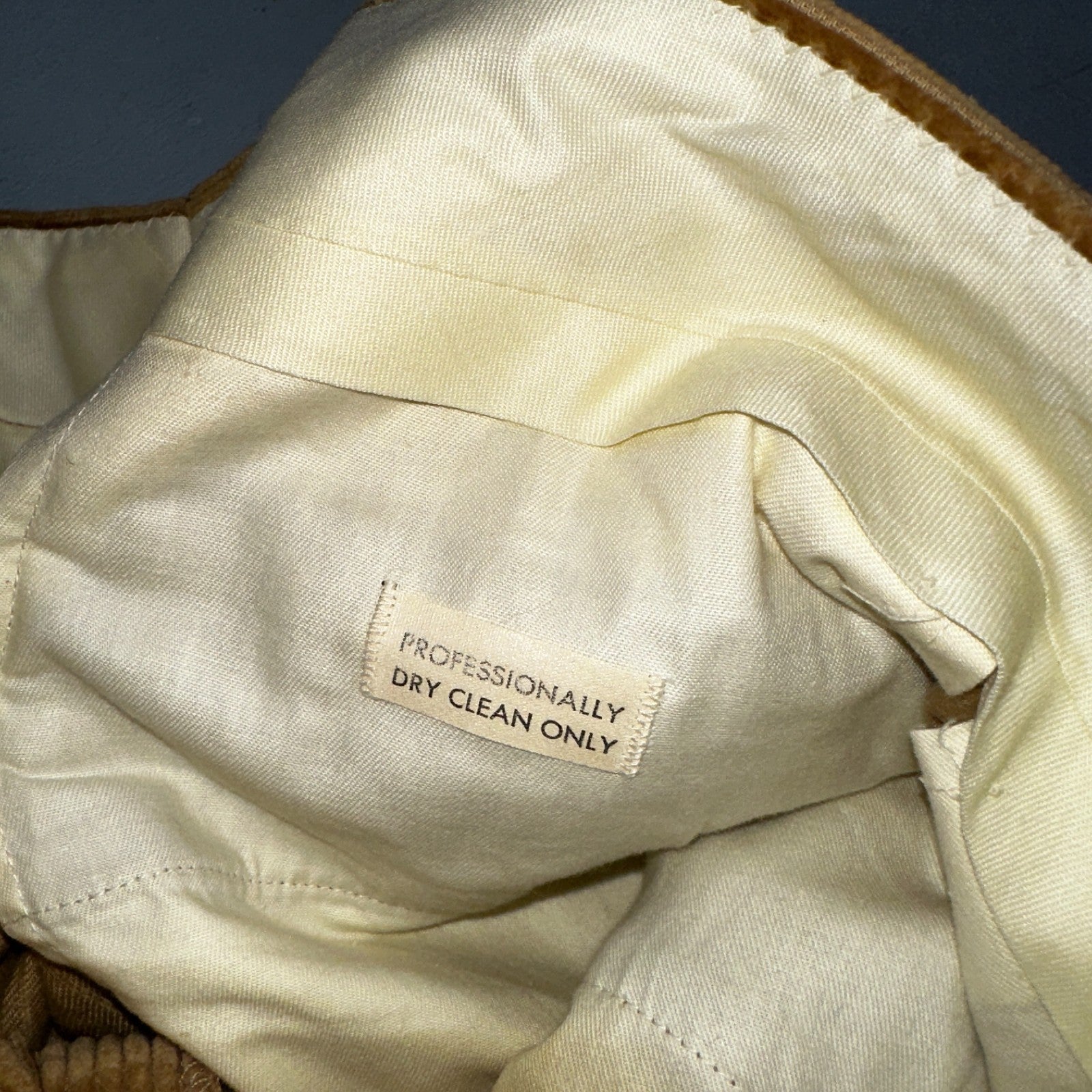 VTG Mens 2 PC Suit 40 Jacket Coat Pants Brown Rockabilly 60s 1960s Corduroy