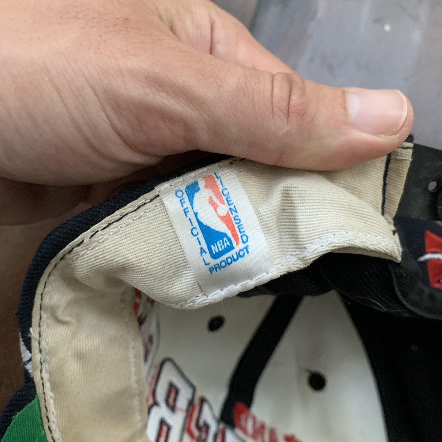 Vintage 90s Portland Trail Blazers Logo Athletic Diamond SnapBack Hat Cap NBA