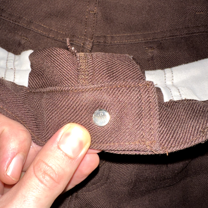 Levis Vintage 70s 517 35x32 Bootcut Pants Brown Polyester Slacks Act 33x31