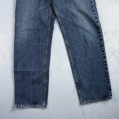 Levis 550 Vintage 90s USA Red Tab Relaxed USA Blue Med Wash Jeans 32x32 Ac 31x30