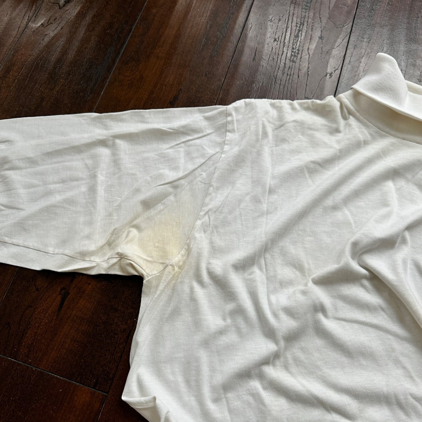 Jockey XL USA Vintage T Shirt Single Stitch lot of 2 White Maroon 1990s 90s Golf