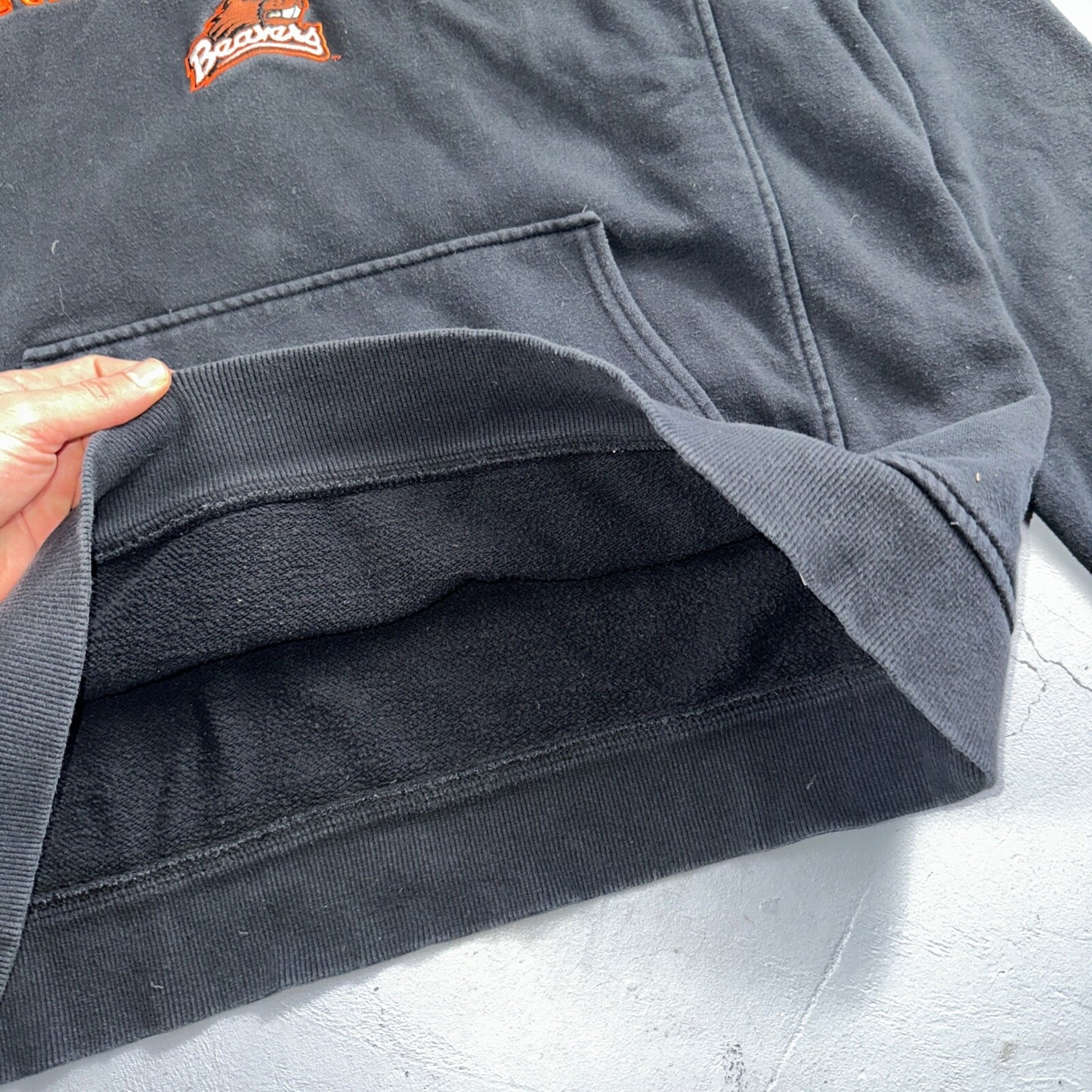 Nike Oregon State University Hoodie Mens M Center Swoosh VTG Y2K 90s Beavers