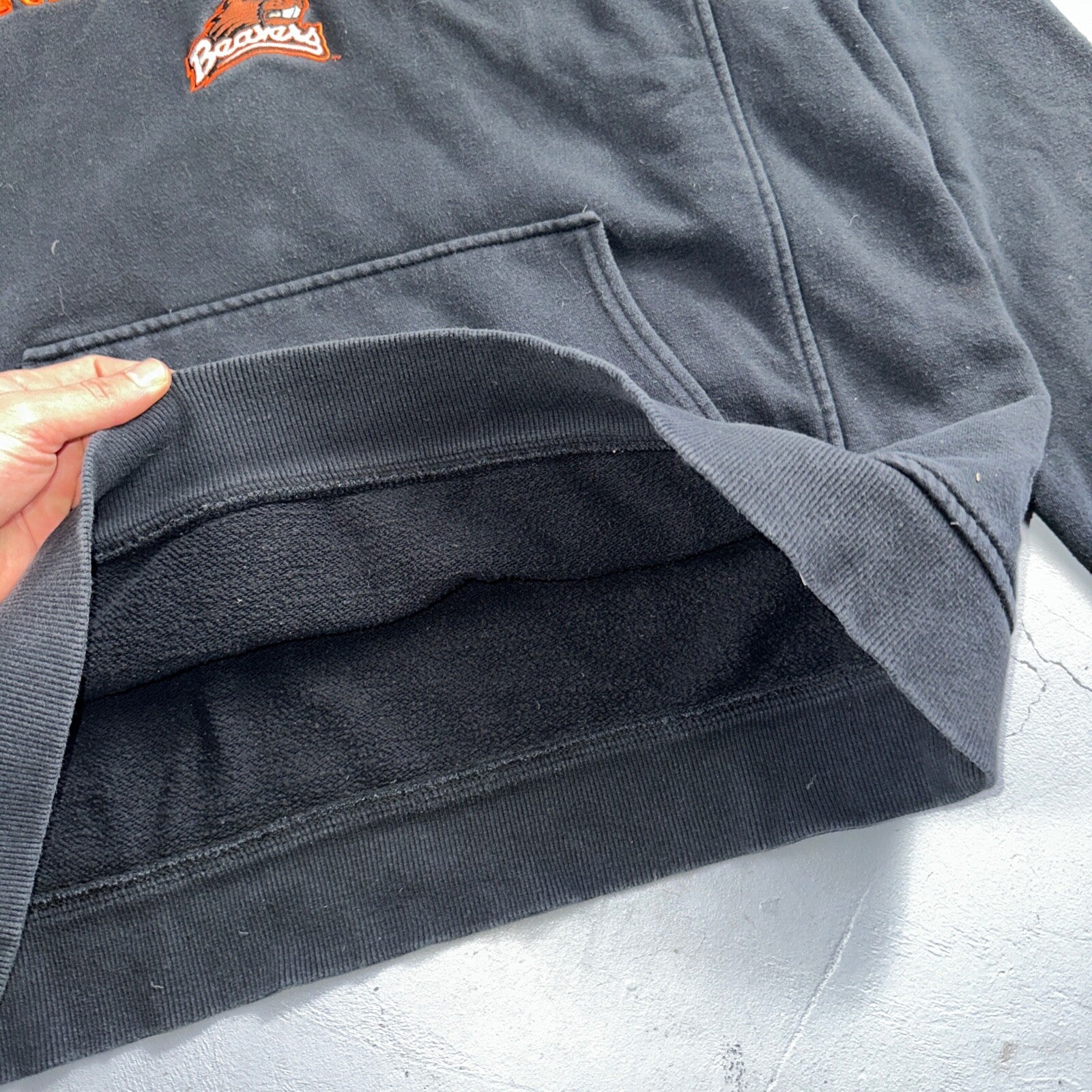 Nike Oregon State University Hoodie Mens M Center Swoosh VTG Y2K 90s Beavers