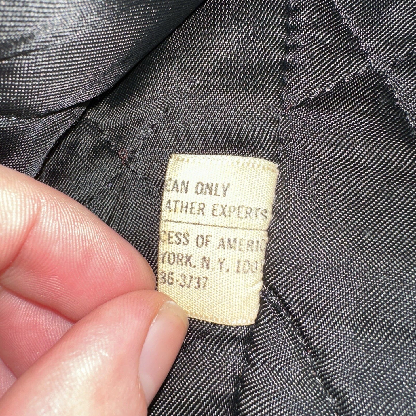 Vintage 50s 60s Black Leather Motorcycle Jacket Cafe Racer Biker 38 1950s 1960s