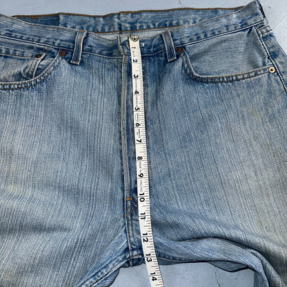 Levis 501 Vintage 90s USA XX Straight Leg Jeans Blue Light Wash 38x32 Act 36x32