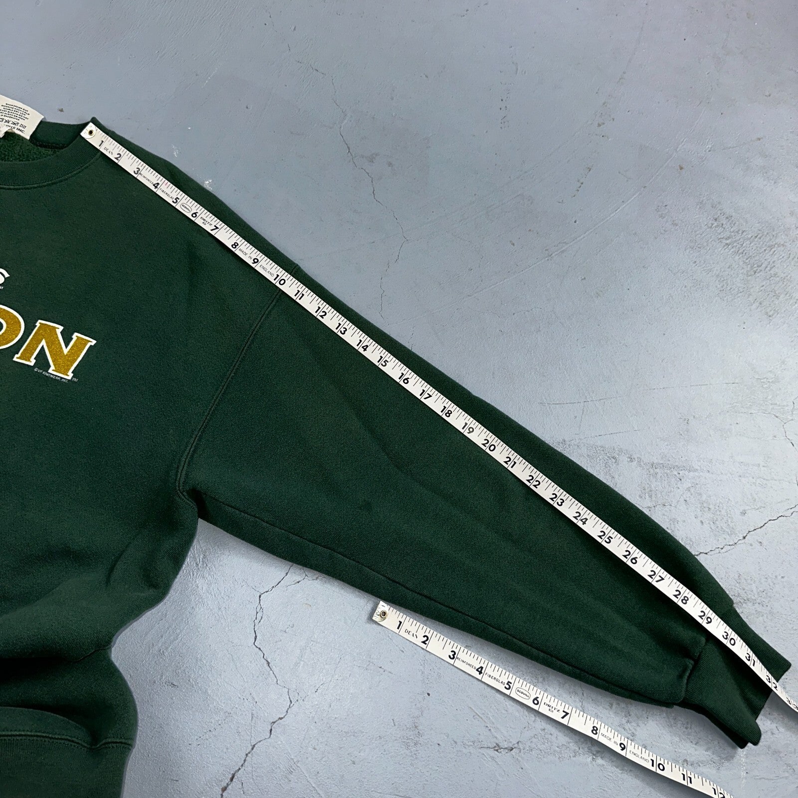 Oregon Ducks LEE 2XL UO Sweatshirt 90s VTG Crewneck Pacific USA College Green