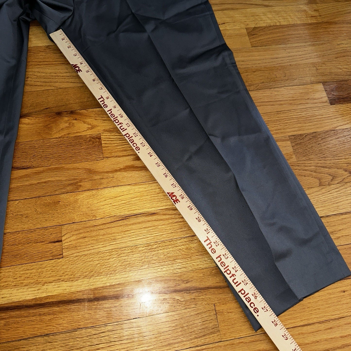 NWT Perry Ellis Portfolio Dress Pants Men 38 x 27 Travel-Luxe Gray Hemmed 32