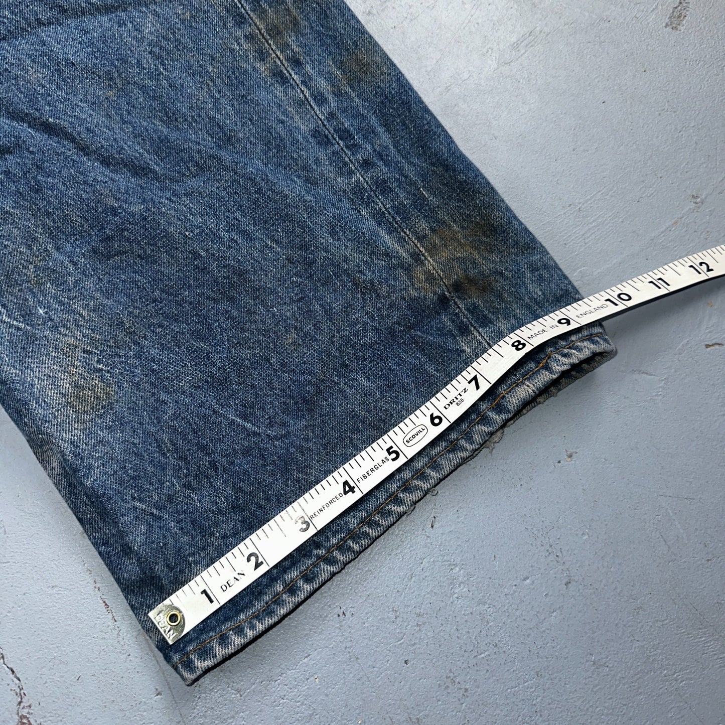 Levis 501 Vintage 80s Redline Selvedge USA XX Jeans Med Wash 48x30 Act 43x27