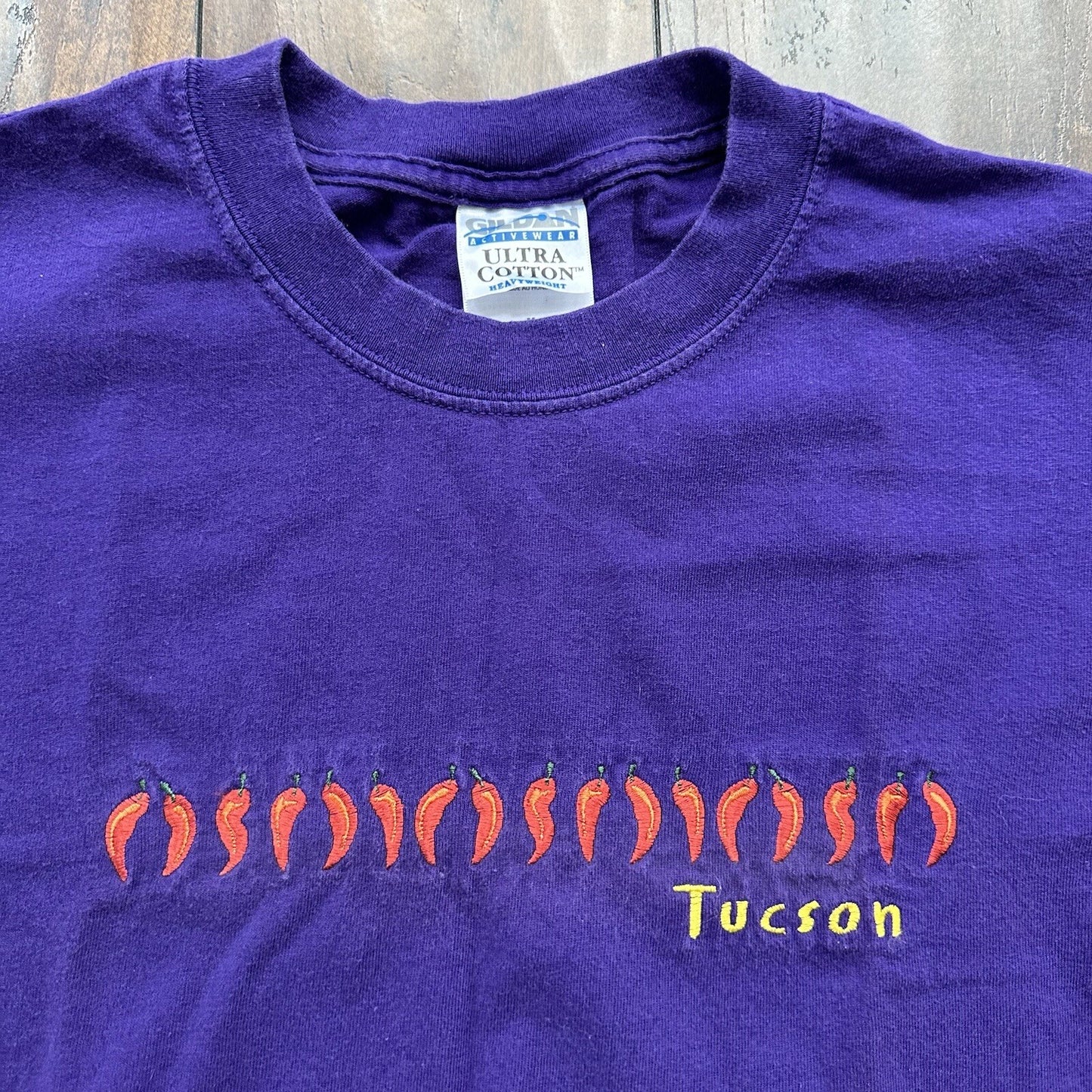 Red Hot Chili Peppers Vintage T Shirt Purple Y2K Tucson Arizona Rare Embroidered