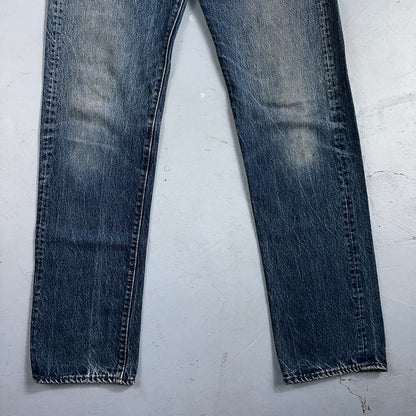 Levis 501 Vintage 80s USA XX Straight Leg Jeans Blue Med Wash 34x38 Act 31x33