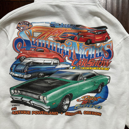 Car Show Vintage Sweatshirt Crewneck Sweater 2004 Portland Oregon Racing Cool