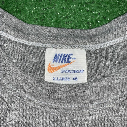 Vintage Nike T Shirt Unisex Crop Top Quad Metallic Jordan 1 Chicago 1985 Bred