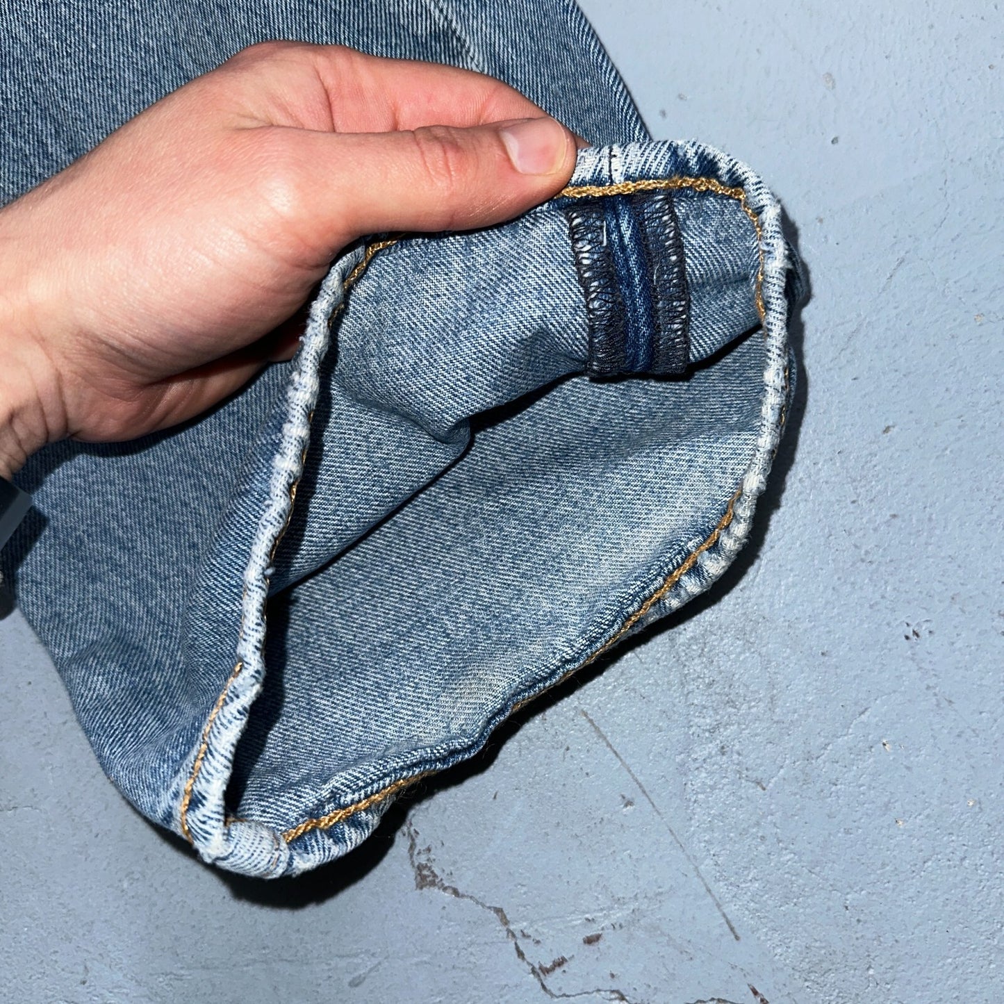 Levis 501 Y2K XX Straight Leg Jeans Blue VTG Light Wash 36x30 Act 38x29