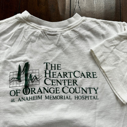 Nurse Medical Rehab Vintage T Shirt Hospital Human Care Love Orange County