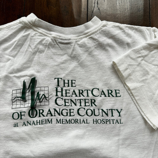 Nurse Medical Rehab Vintage T Shirt Hospital Human Care Love Orange County