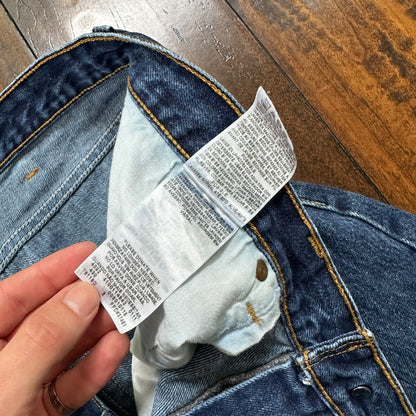Levis 501 Vintage Y2K Straight Leg XX 2000s Jeans 38x30 Med Wash Act 36x27