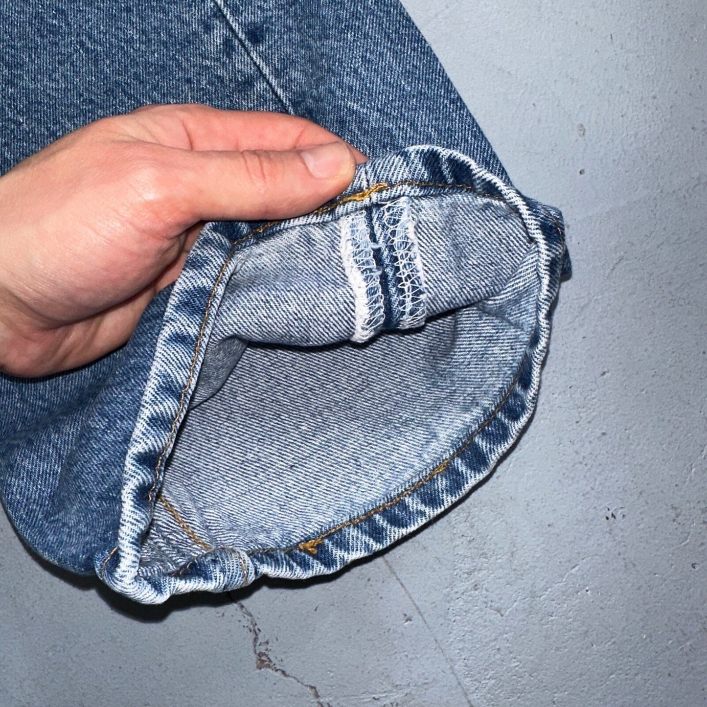 Levis 501 Vintage 90s USA XX Straight Leg Jeans Blue Med Wash 36x30 Act 34x29