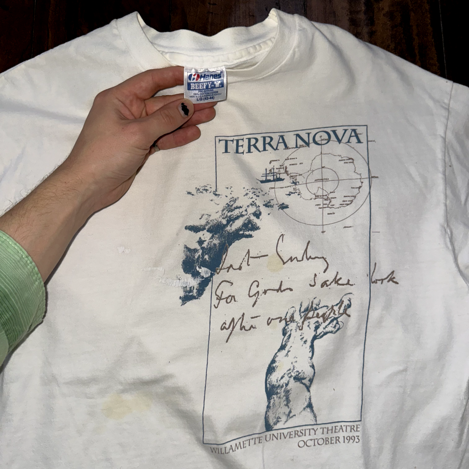 Terra Nova Vintage T Shirt Willamette University Salem Oregon Theatre Music Art