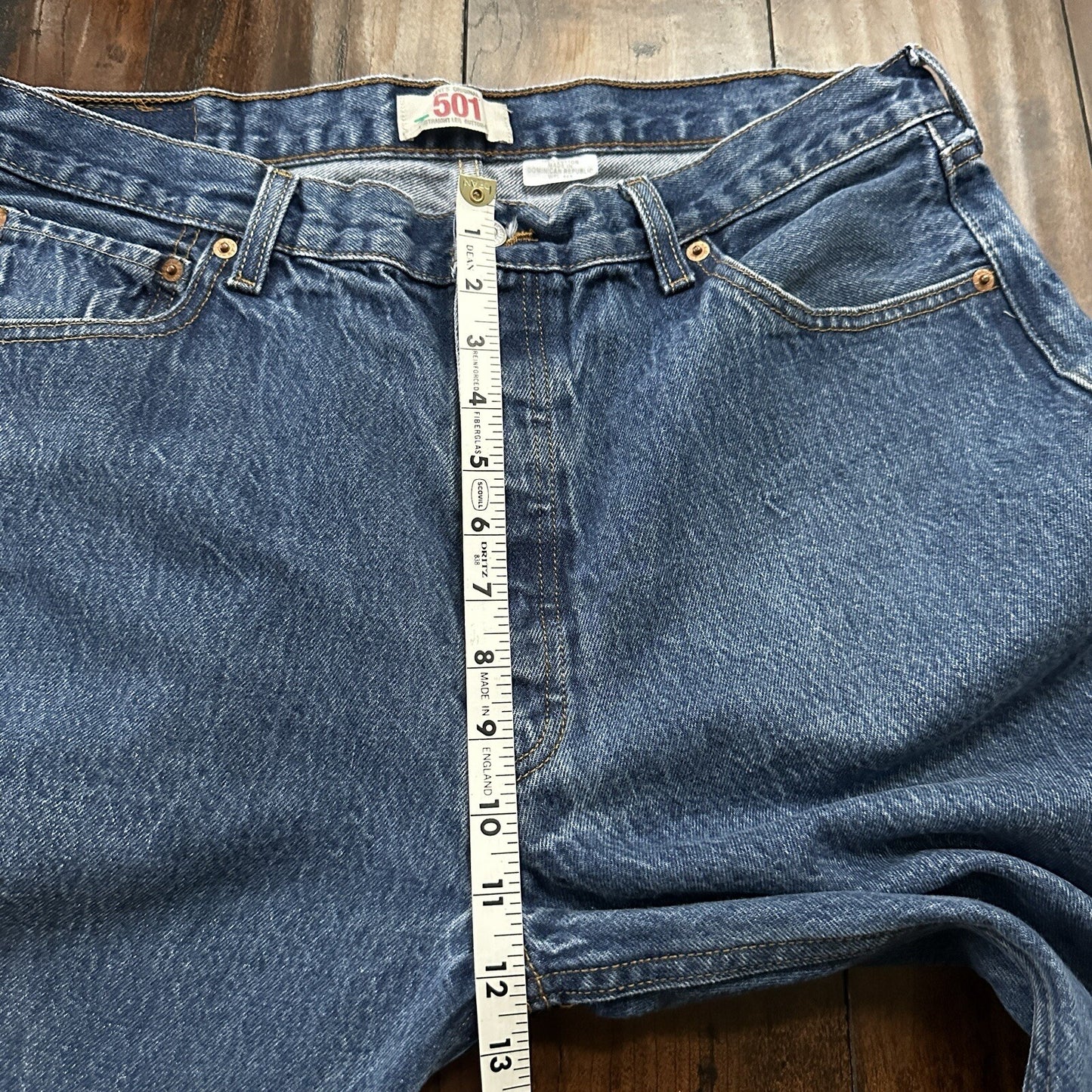 Levis 501 Vintage Y2K Straight Leg XX 2000s Jeans 34x30 Med Wash 38x34