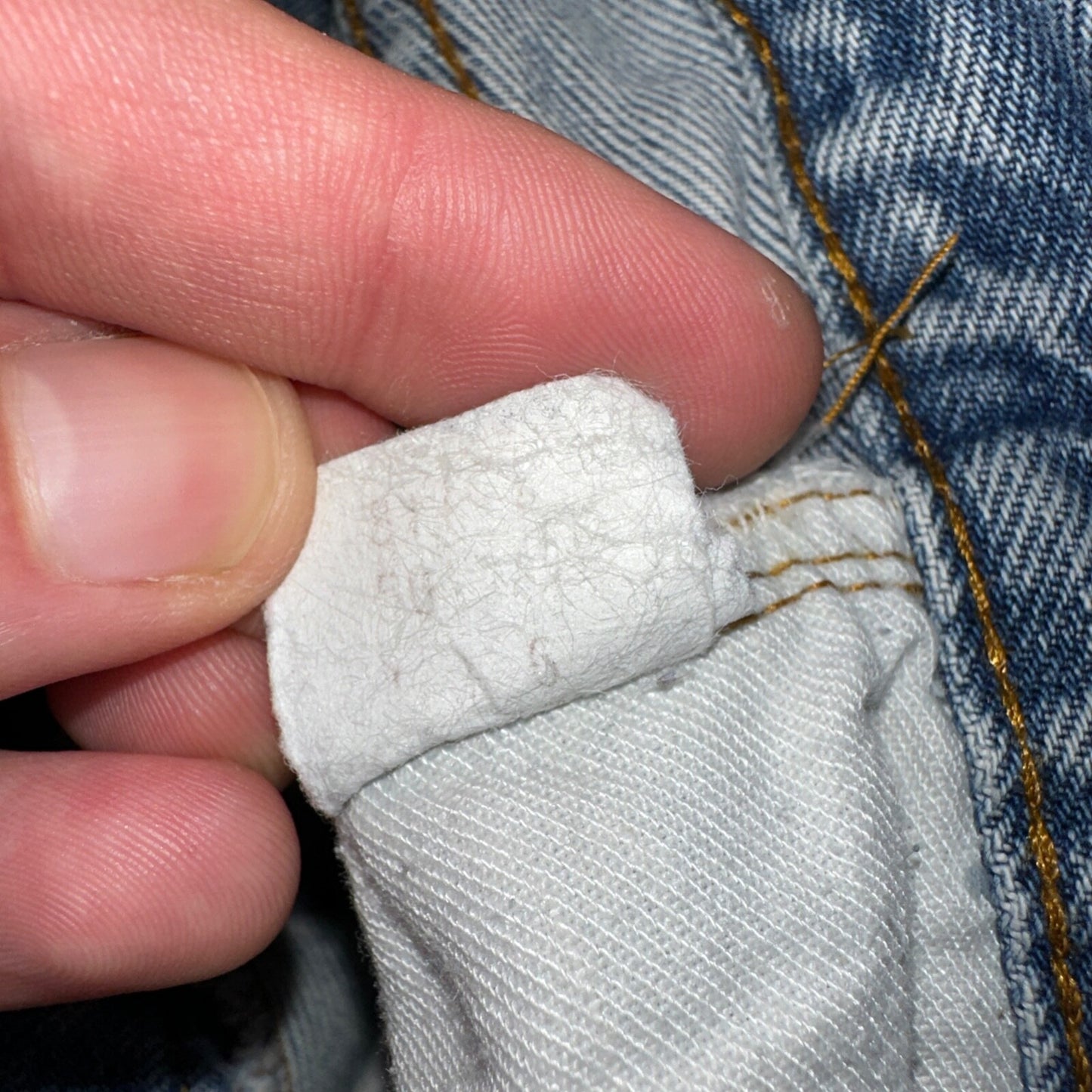 Levis 501 Vintage 80s Redline Selvedge USA XX Jeans Light Wash 66 Act 27x31