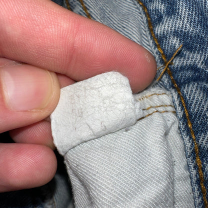 Levis 501 Vintage 80s Redline Selvedge USA XX Jeans Light Wash 66 Act 27x31