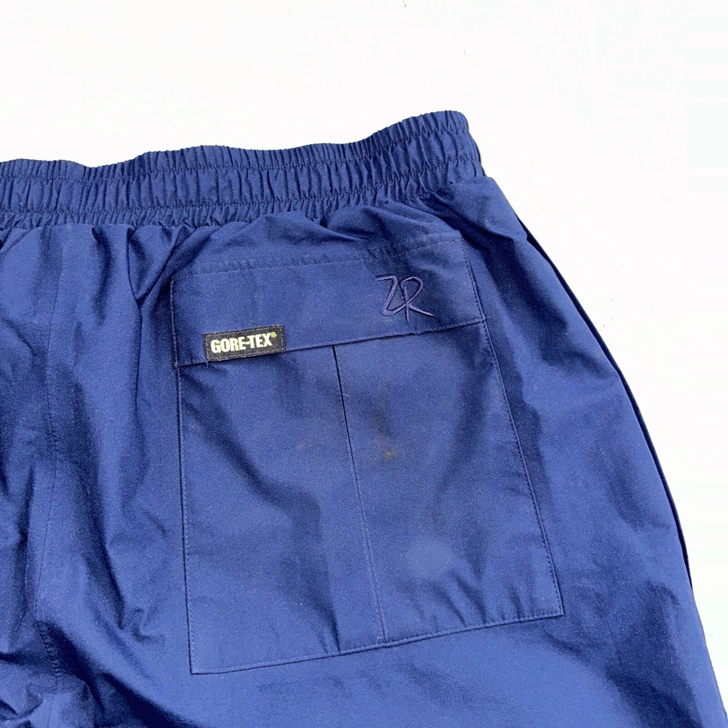 Zero Restriction ZR USA Navy Blue Gore-Tex Mens Water Resistant Pants Sz XL