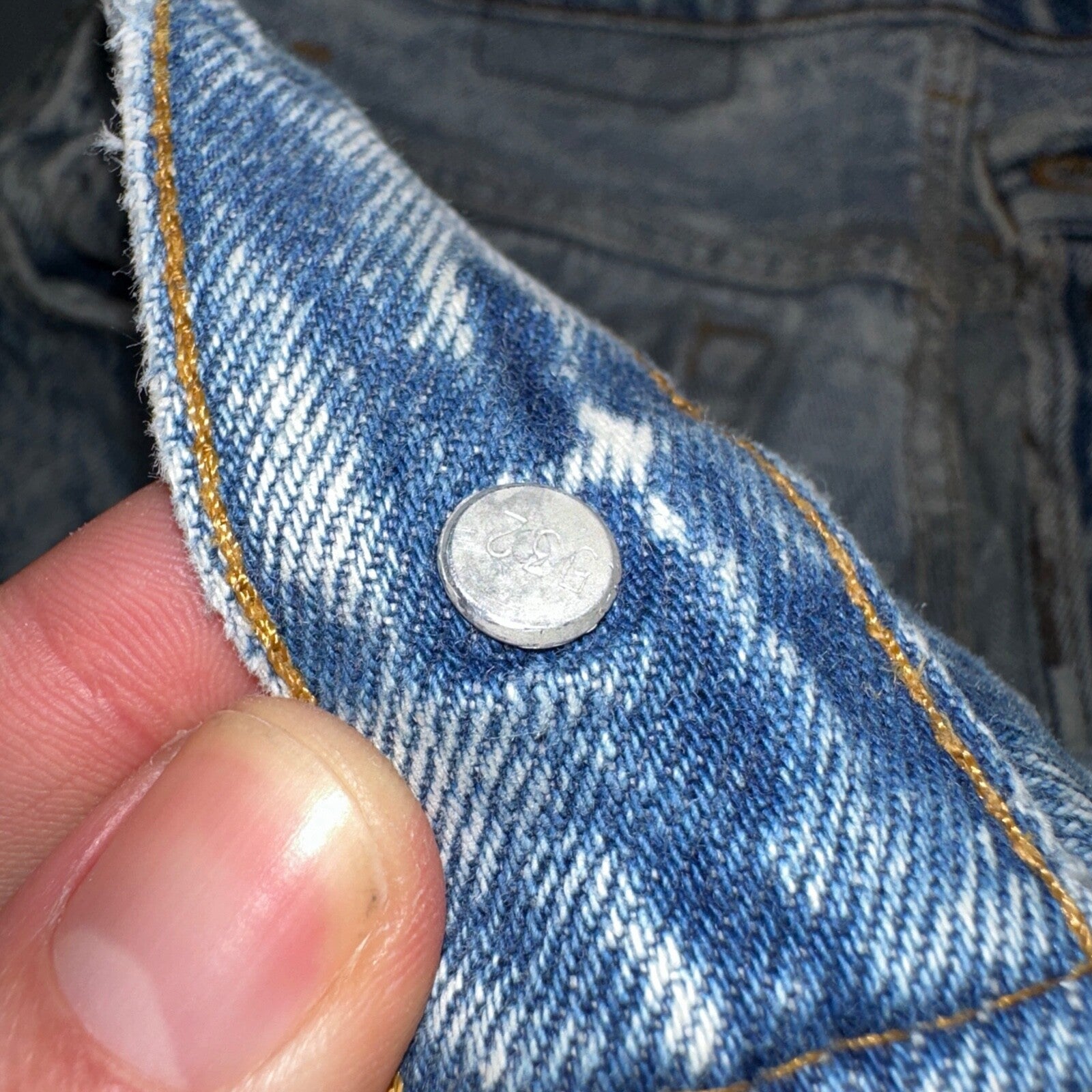 Levis 501 Vintage 80s USA XX Straight Leg Jeans Blue Acid Wash 31x32 Act 30x31