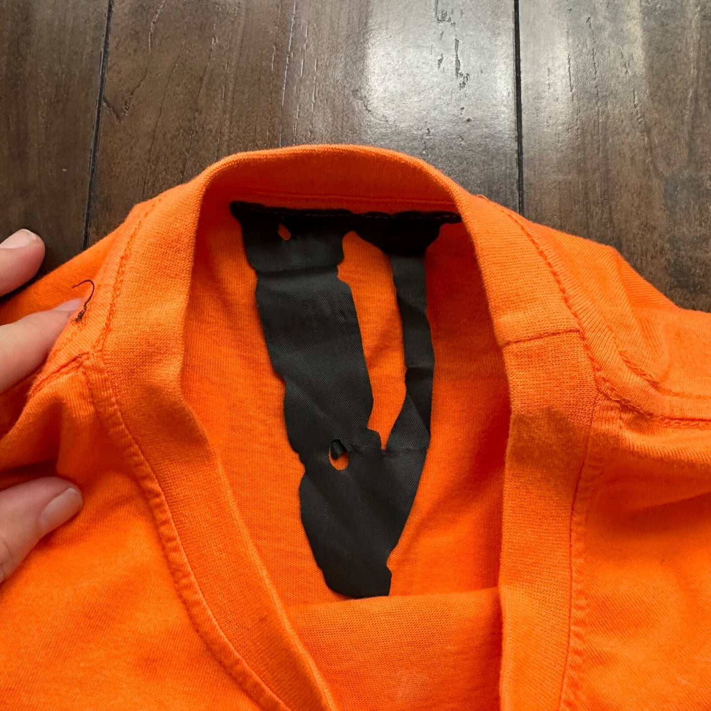 Vlone T-Shirt Orange 100% Authentic Rare USA XL