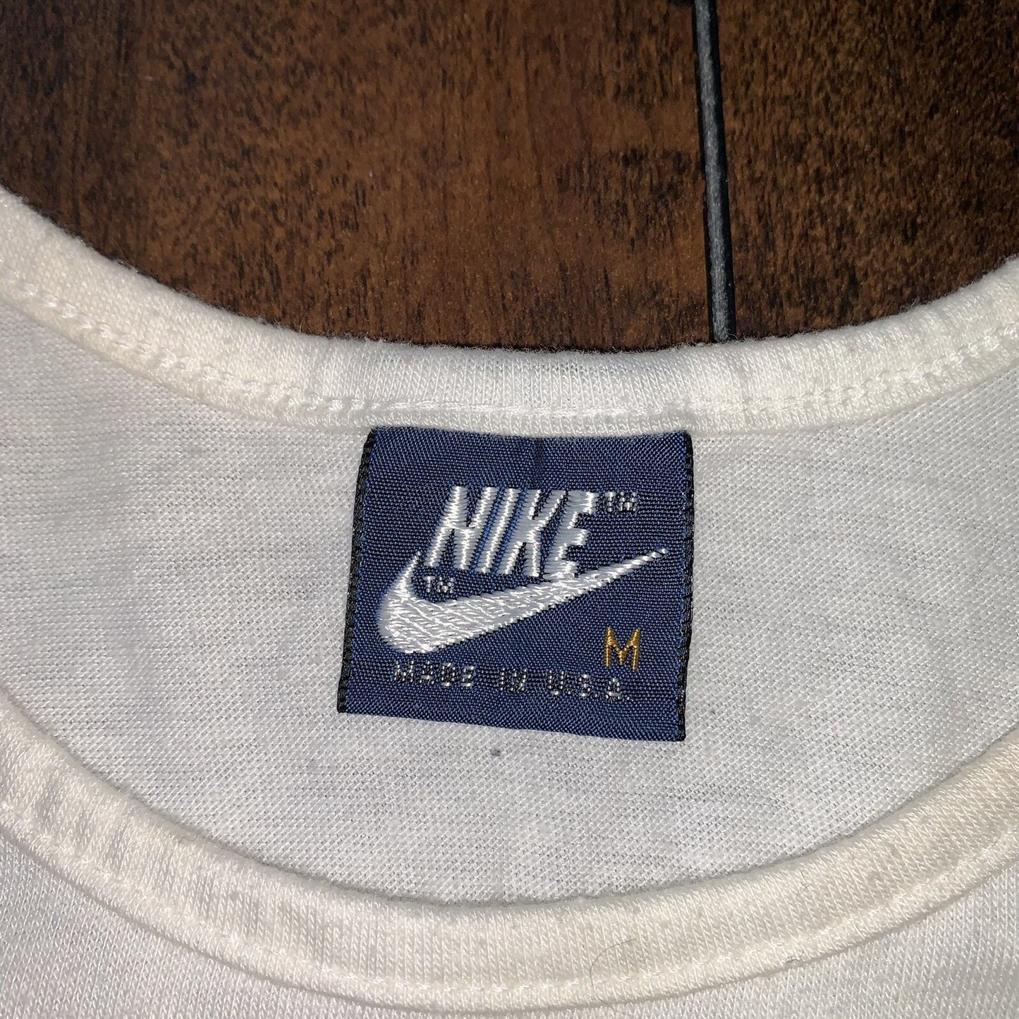 Nike 80s Olympic Vintage T Shirt Tee 1984 Blue Tag Rainbow Korea BOYS M Tank